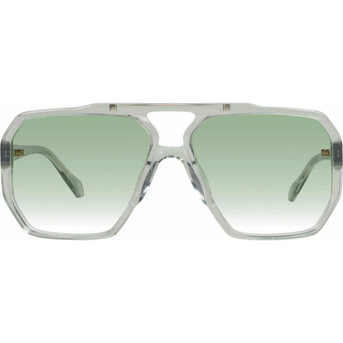 Rodeo, Transparent Sage with Gold Metal/Light Green Gradient Lenses