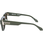 Roosevelt, Army Green with Gold Metal/Brown Gradient Lenses