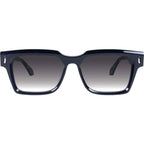 Roosevelt, Gloss Black with Silver Metal/Black Gradient Lenses