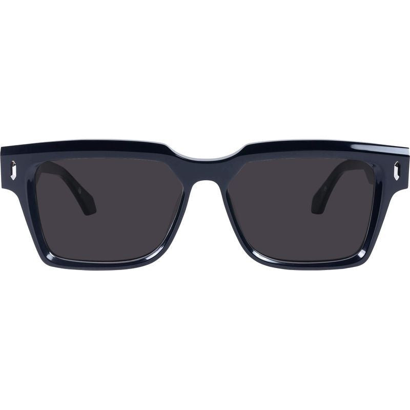 Roosevelt, Gloss Black with Silver Metal/Black Lenses