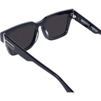 Roosevelt, Gloss Black with Silver Metal/Black Polarised Lenses