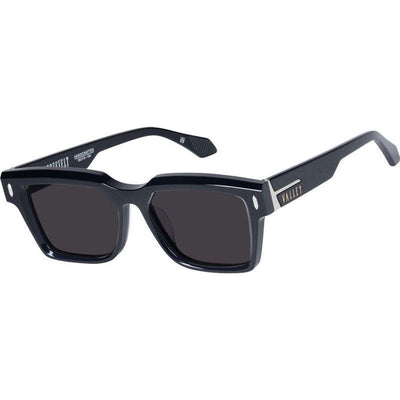 Roosevelt, Gloss Black with Silver Metal/Black Polarised Lenses