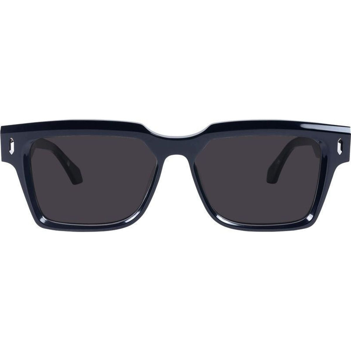 Roosevelt, Gloss Black with Silver Metal/Black Polarised Lenses