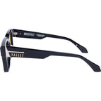 Roosevelt, Gloss Black with Silver Metal/Orange Gradient Lenses