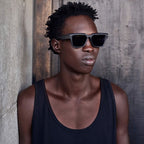 Roosevelt, Matte Black with Gunmetal/Black Lenses
