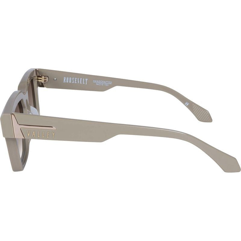 Roosevelt, Slate with Gold Metal/Brown Gradient Lenses