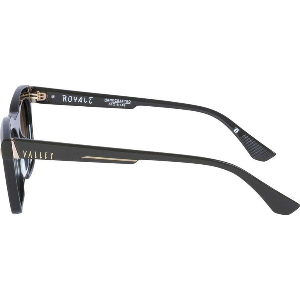 Royale, Dark Khaki Green with Gold Metal/Brown Gradient Lenses