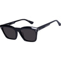 Royale, Gloss Black with Silver Metal/Black Lenses