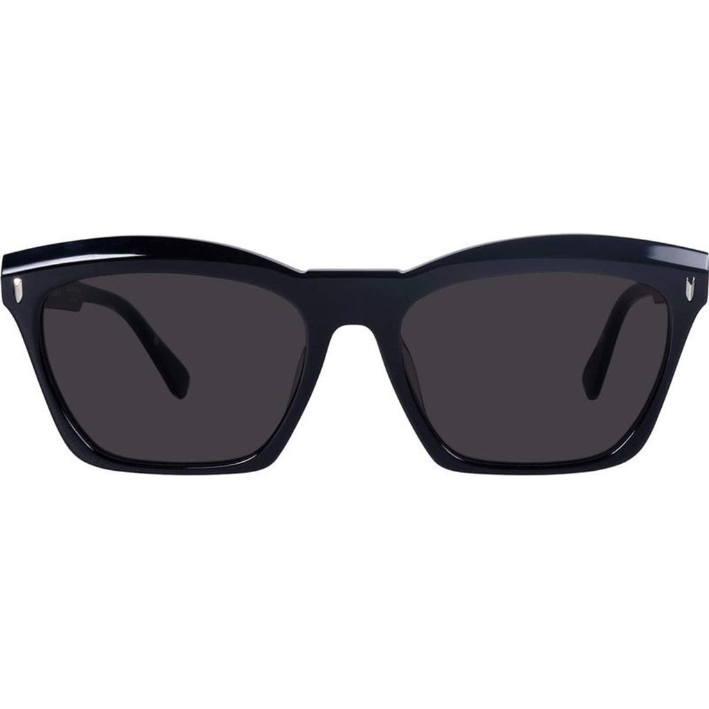 Royale, Gloss Black with Silver Metal/Black Lenses