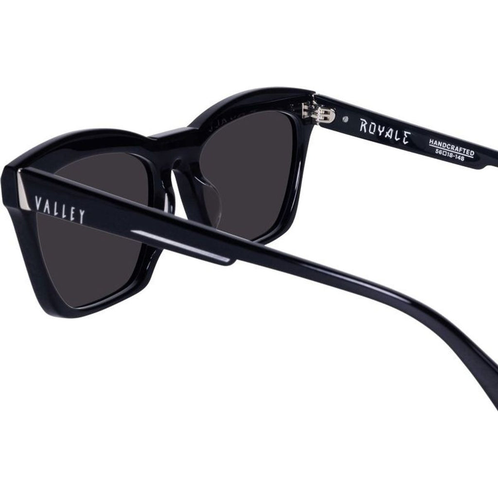 Royale, Gloss Black with Silver Metal/Black Lenses