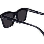Royale, Gloss Black with Silver Metal/Black Lenses
