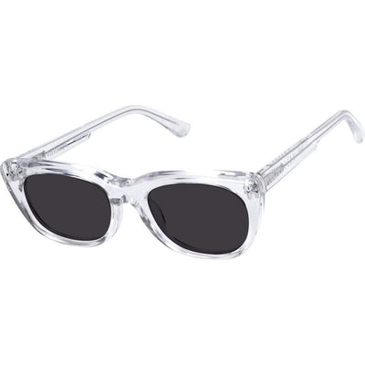 Tomahawk, Crystal with Silver Metal/Black Lenses