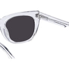 Tomahawk, Crystal with Silver Metal/Black Lenses