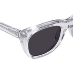 Tomahawk, Crystal with Silver Metal/Black Lenses