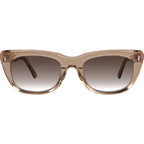 Tomahawk, Dark Champagne with Gold Metal/Brown Gradient Lenses