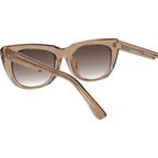 Tomahawk, Dark Champagne with Gold Metal/Brown Gradient Lenses