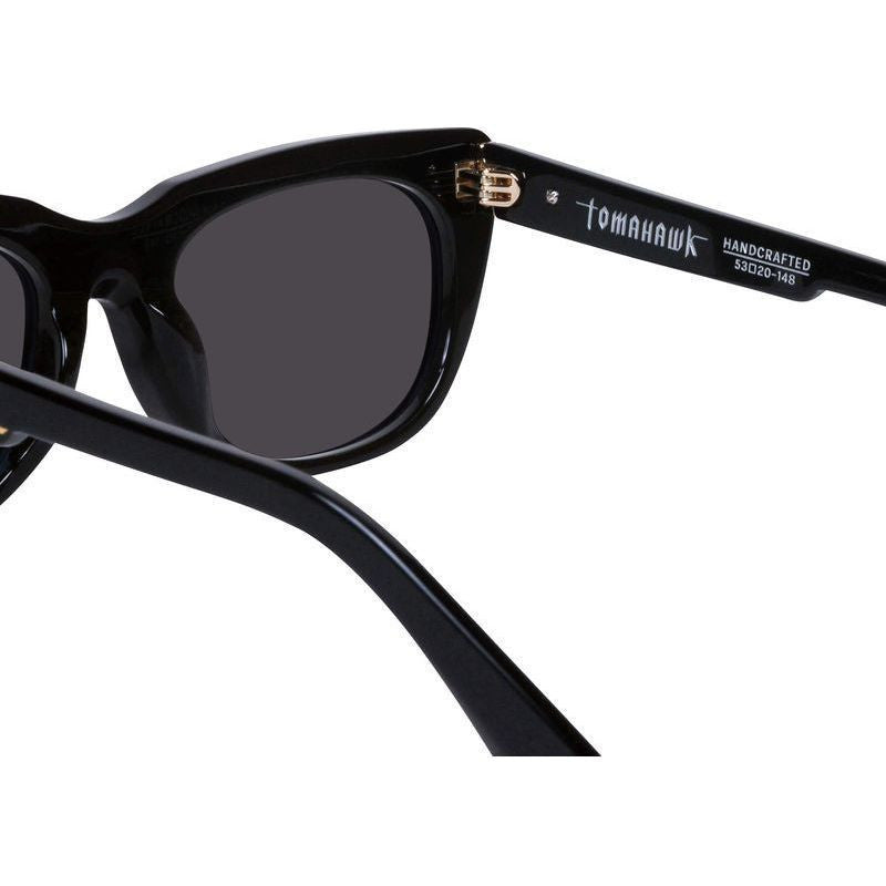 Tomahawk, Gloss Black with Gold Metal/Black Polarised Lenses