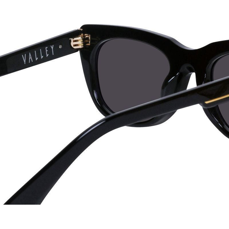 Tomahawk, Gloss Black with Gold Metal/Black Polarised Lenses