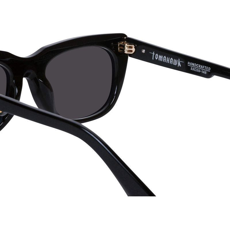 Tomahawk, Gloss Black with Gold Metal/Black Lenses