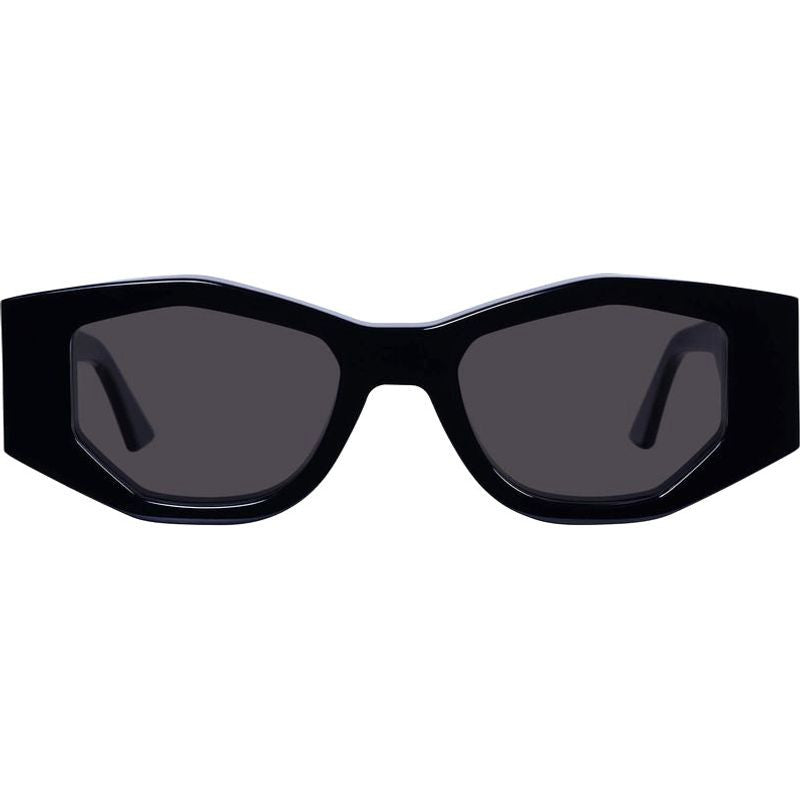 Valiant, Gloss Black with Silver Metal Trim/Black Lenses