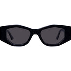 Valiant, Gloss Black with Silver Metal Trim/Black Lenses