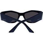 Valiant, Gloss Black with Silver Metal Trim/Black Lenses