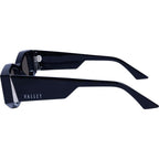 Valiant, Gloss Black with Silver Metal Trim/Black Lenses