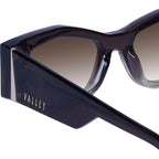 Valiant, Smoky Quartz with Gunmetal Trim/Brown Gradient Lenses