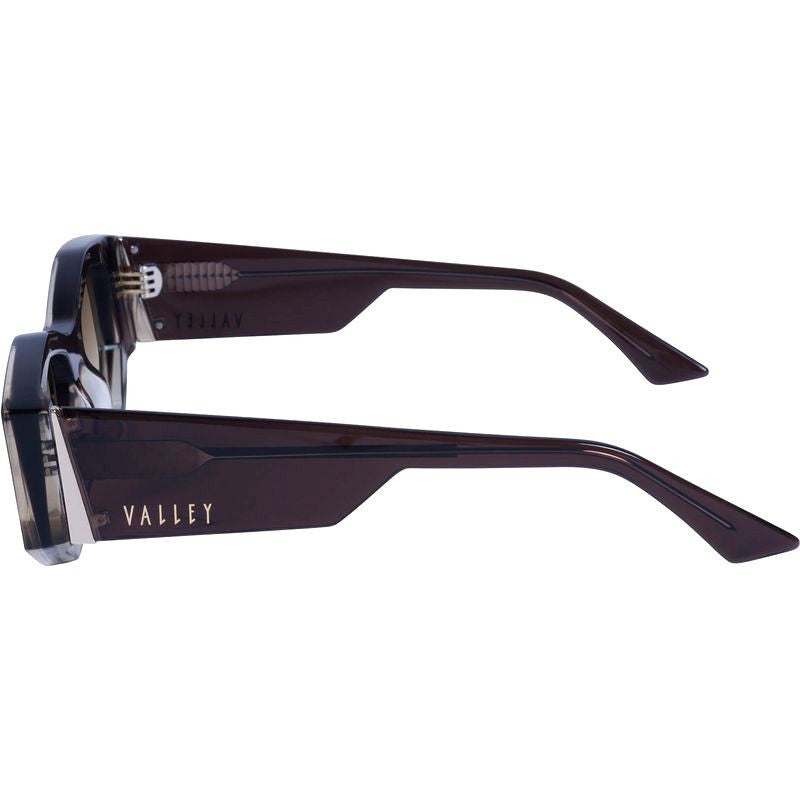 Valiant, Smoky Quartz with Gunmetal Trim/Brown Gradient Lenses