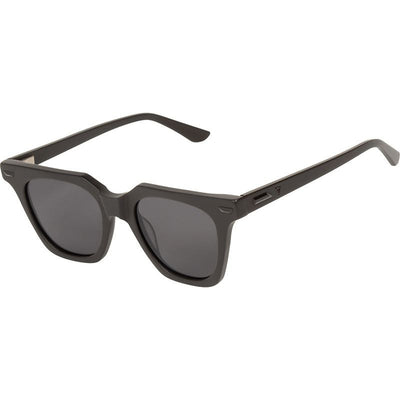 Prisoner II, Matte Black with Gloss Black Metal Trim/Black Polarised Lenses