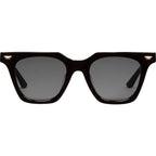 Prisoner II, Gloss Black with Silver Metal Trim/Black Lenses