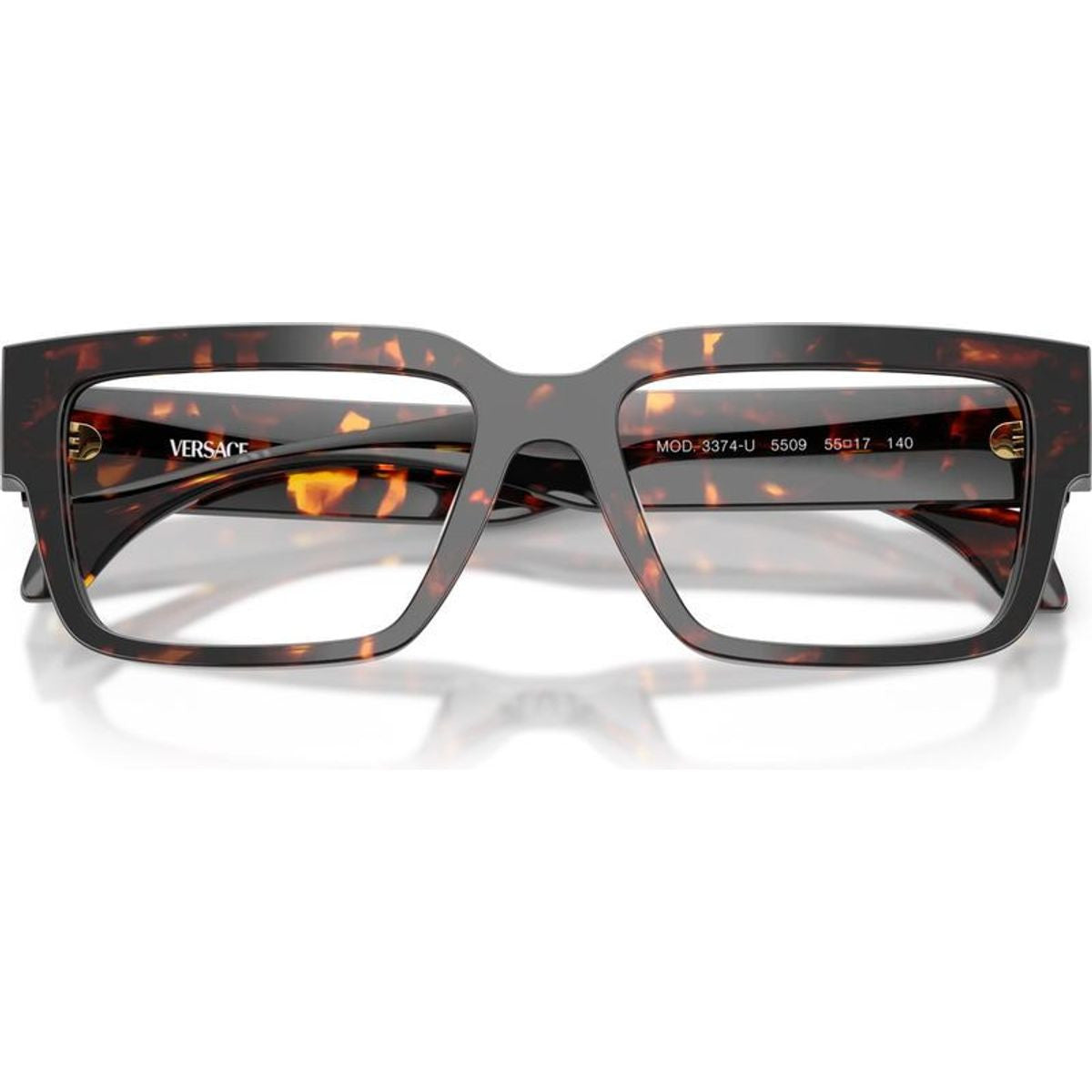 VE3374U, Havana/Clear Lenses 55 Eye Size