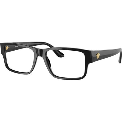 VE3342, Shiny Black/Clear Lenses 57 Eye Size