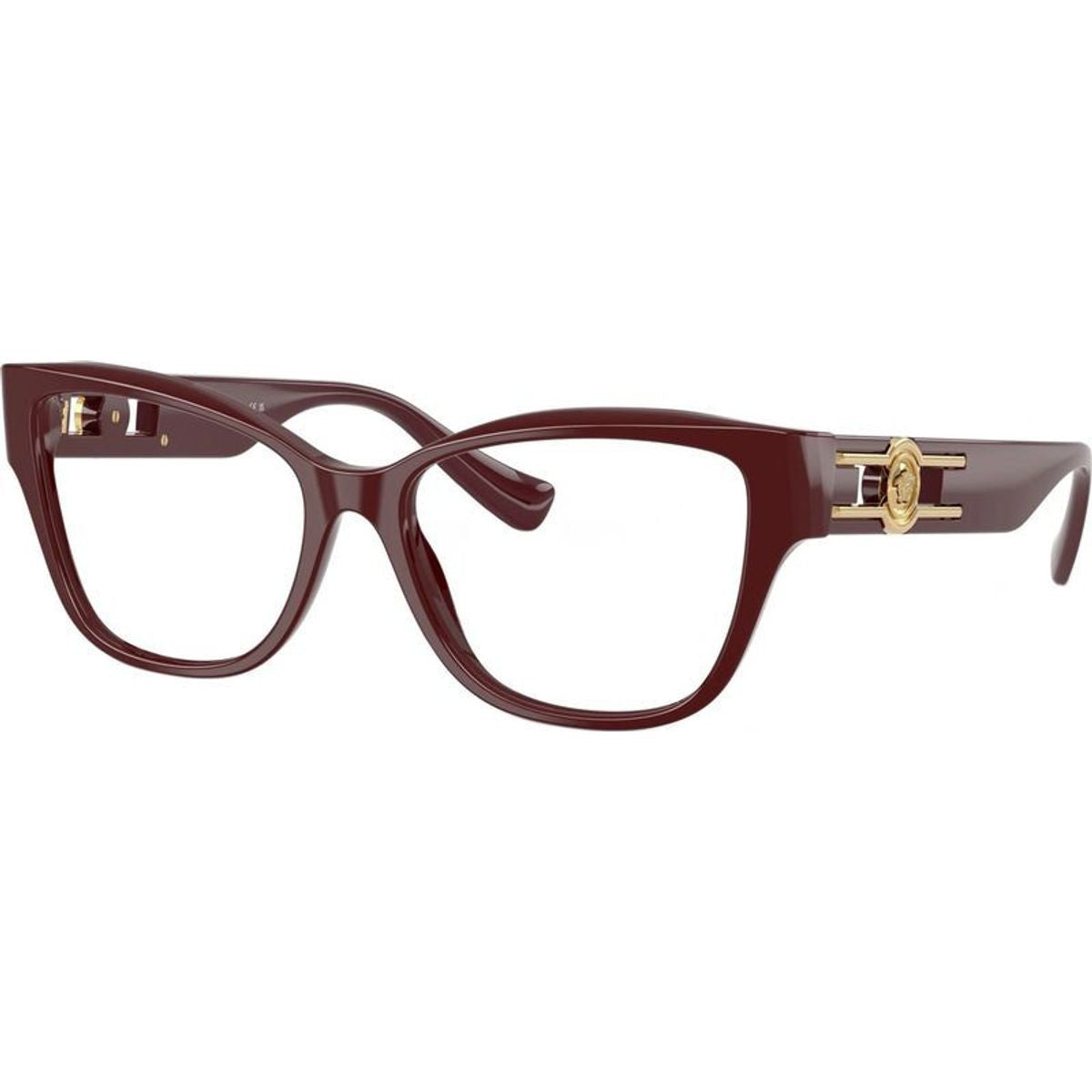 VE3347, Solid Red/Clear Lenses 54 Eye Size