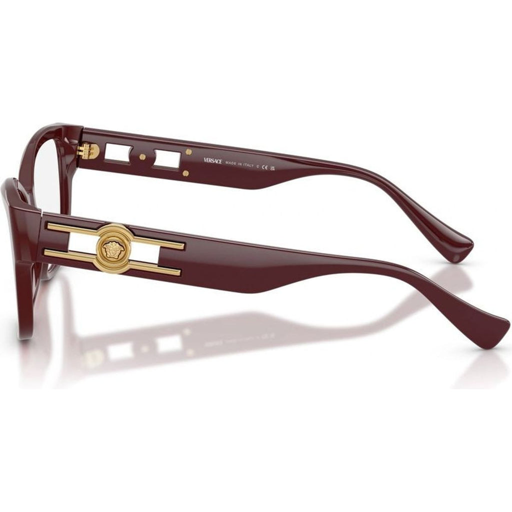 VE3347, Solid Red/Clear Lenses 54 Eye Size