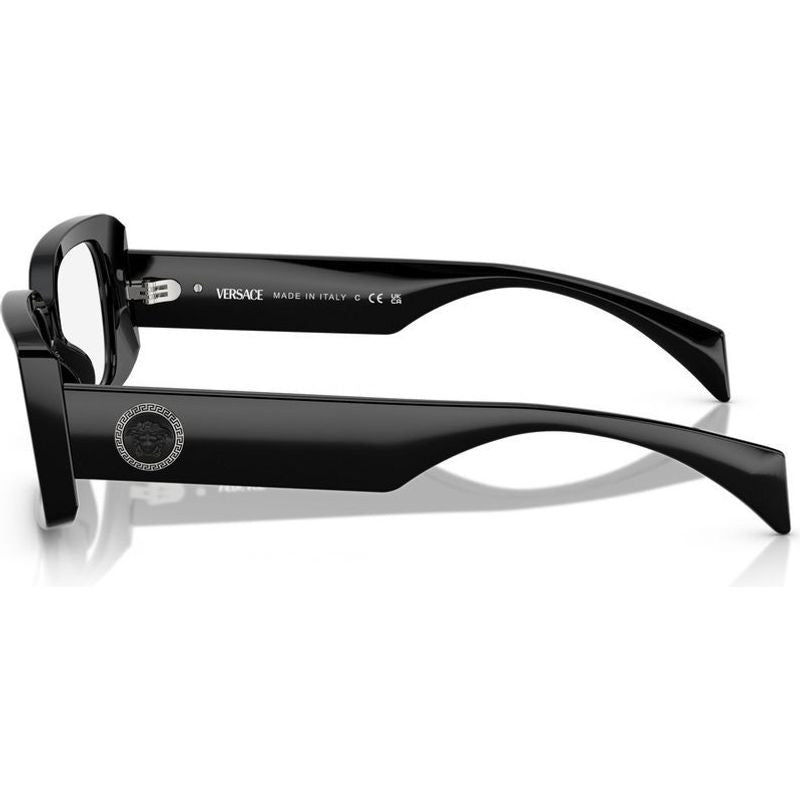 VE3362U, Black/Clear Lenses 53 Eye Size