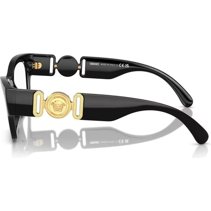 VE3367U, Black/Clear Lenses 54 Eye Size