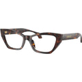 VE3373U, Dark Havana/Clear Lenses 52 Eye Size