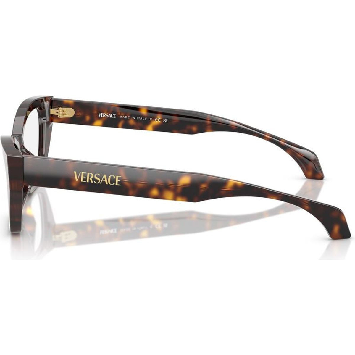 VE3373U, Dark Havana/Clear Lenses 52 Eye Size