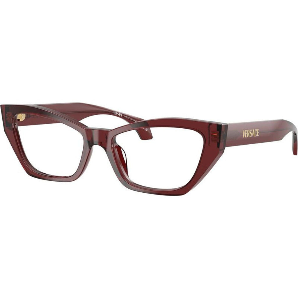 VE3373U, Transparent Bordeaux/Clear Lenses 52 Eye Size