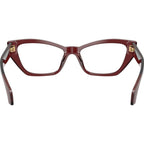 VE3373U, Transparent Bordeaux/Clear Lenses 52 Eye Size