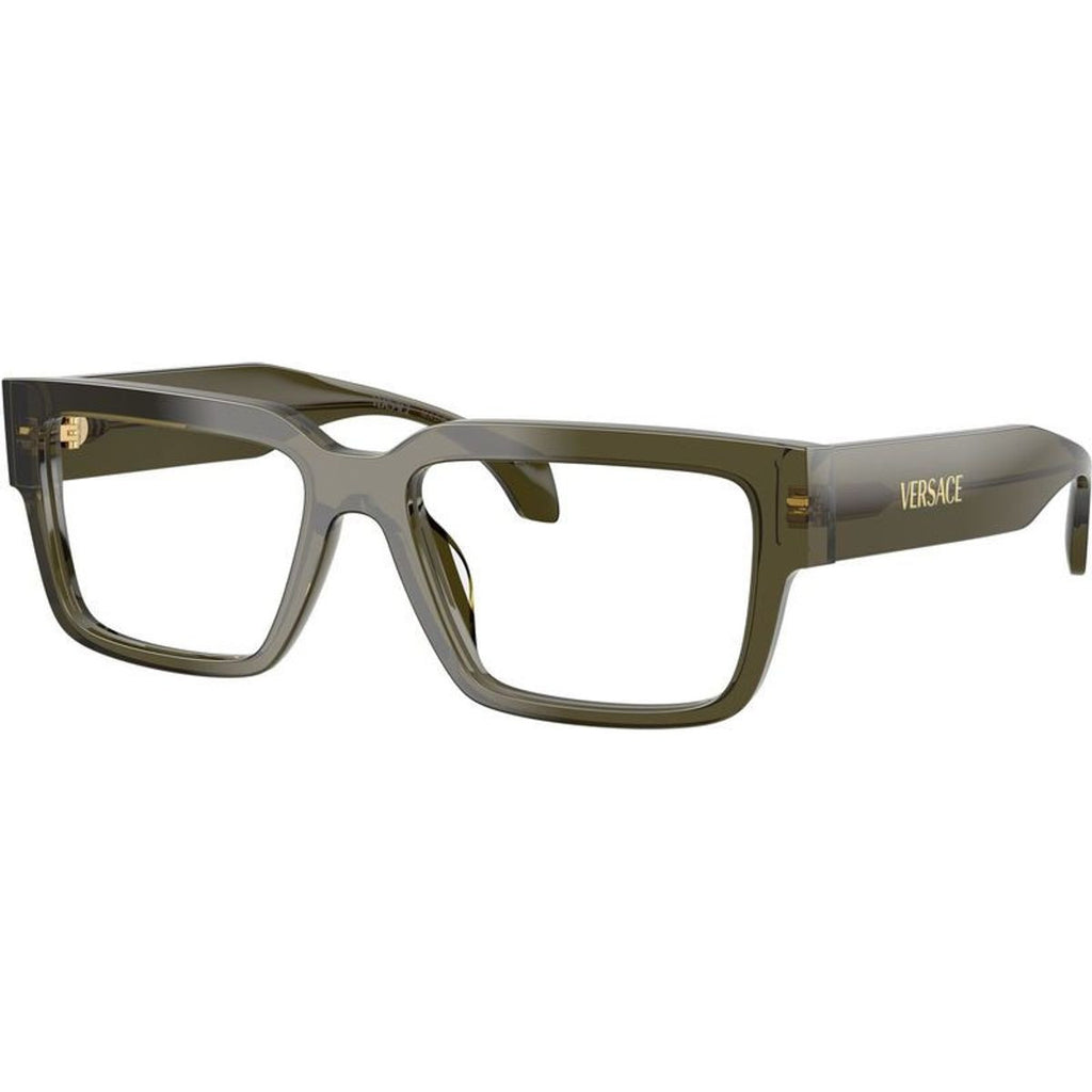 VE3374U, Transparent Dark Green/Clear Lenses 55 Eye Size