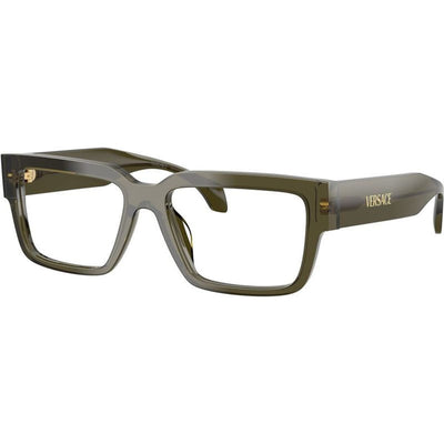 VE3374U, Transparent Dark Green/Clear Lenses 55 Eye Size
