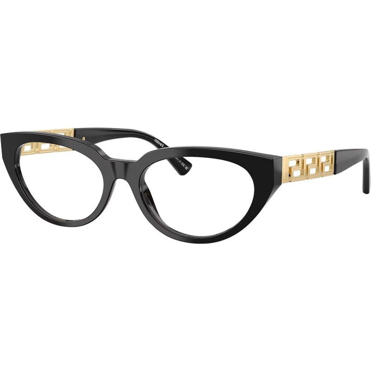 VE3383, Black/Clear Lenses 52 Eye Size