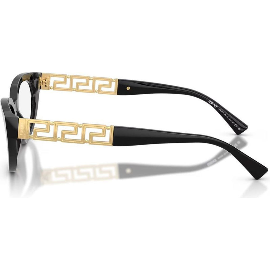 VE3383, Black/Clear Lenses 52 Eye Size