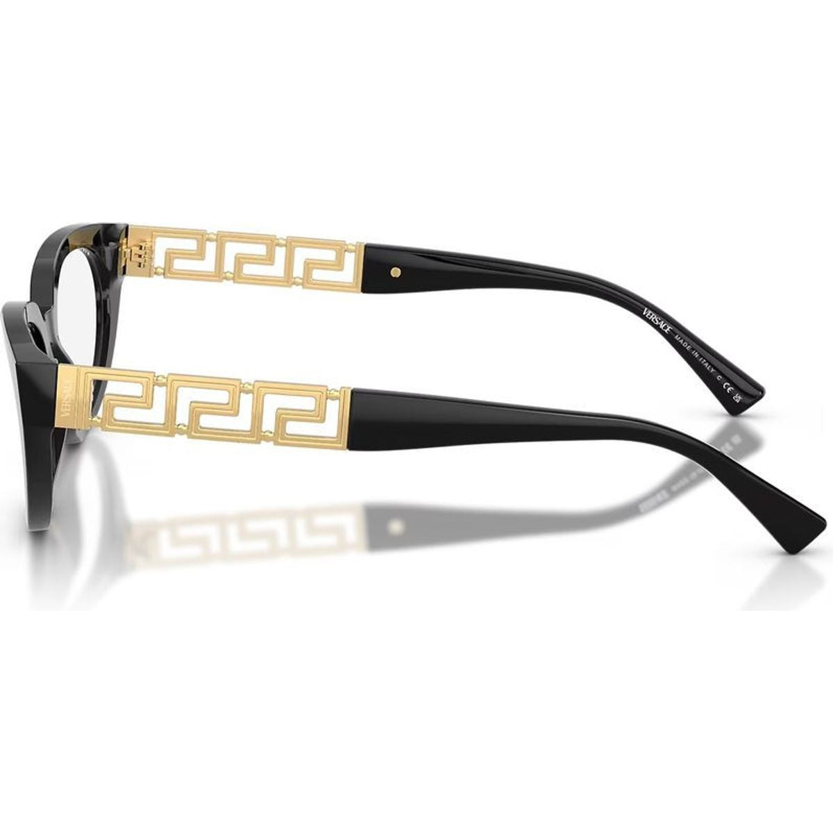 VE3383, Black/Clear Lenses 52 Eye Size