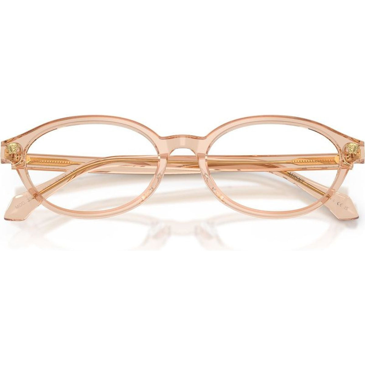 VE3393D, Light Brown/Clear Lenses