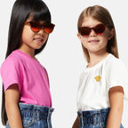 VK4427U, Havana/Dark Violet and Red Mirror Lenses - Kids