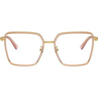 VE1294D, Transparent Peach/Clear Lenses