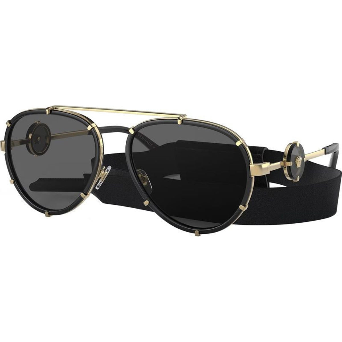 VE2232, Black/Dark Grey Lenses